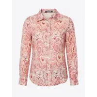 KOROSHI Blusa verde pastel / rosé / rojo pastel