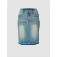 KOROSHI Falda azul denim
