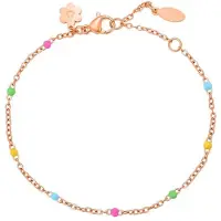 Hey Happiness Pulsera 'Color Pop' oro rosa