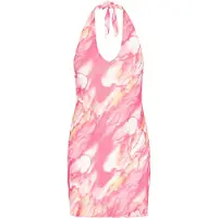 IZIA Vestido naranja / rosa
