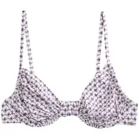Next Top de bikini crema / azul real / berenjena / rosa pastel
