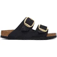 Birkenstock para mujer. 1032881 Sandalias Arizona Big Buckle (Ajuste Estrecho) negro (40), Plano, Ninguno, Casual, outlet 2026.
