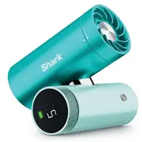 Shark Ventilador de mano portátil ChillPill, 3 funciones en Turquesa | FA022EUBL | de SharkNinja