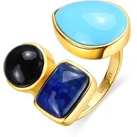 Luxenter Anillo 'Miya' mezcla de colores