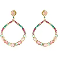 Luxenter Pendientes 'Gwane' mezcla de colores