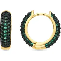 Luxenter Pendientes 'Lesrat' verde