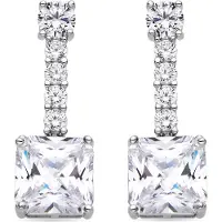 Luxenter Pendientes 'Asju' plata