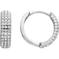 Luxenter Pendientes 'Taki' blanco