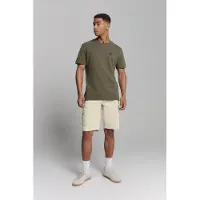 No-excess Short Cargo Garment Dyed + Stone Washed Stretch Cement Talla: W40 | Pantalones Cortos Outlet | Hombre