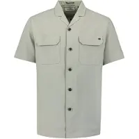No-excess Overshirt Full Button Short Sleeve Revers Collar Slub Smoke Talla: L | Camisas Casuales Outlet | Hombre