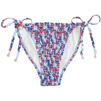 Next Braga de bikini navy / azul claro / rojo / blanco