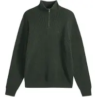 Levi's Jersey 'Housemark Quarter Zip Sweater' verde oscuro