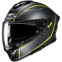 HJC C71 Quez MC3HSF Casco Integral Mate/Negro/Amarillo 2XL unisex