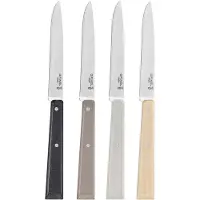Opinel Bon Appetit 3272 Mineral,juego de 4 cuchillos de mesa