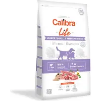 Calibra Dog Life Junior, alimento seco para cachorros de razas pequeñas y medianas, sabor a cordero - 2,5 kg