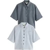 Next Blusa azul claro / gris basalto
