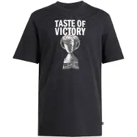 Adidas Camiseta funcional 'Taste Of Victory Cake' gris oscuro / negro / blanco