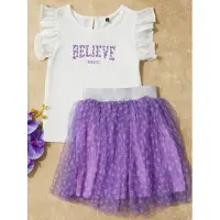 Trendyol Conjunto lila oscuro / plata / blanco