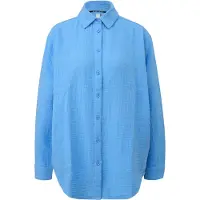 QS -qs Blouses Blue Talla: 42 | Manga Larga Outlet | Mujer | Azul