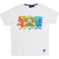 KOROSHI Camiseta mezcla de colores / blanco