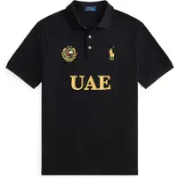 Ralph Lauren para hombre. 710B20856001 Polo de los EAU Classic Fit negro (M), Casual, Algodón, Manga corta, outlet 20