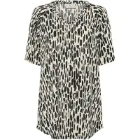 Kaffe Túnica 'KAPanika' beige / negro