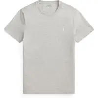 Ralph Lauren para hombre. 710671438534 Camiseta de punto Custom Slim Fit gris (L), Casual, Algodón, Manga corta, outl
