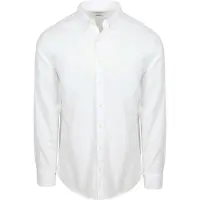 Mcgregor Cotton/linnen Shirt White Talla: M | Camisas Casuales Outlet | Hombre | Blanco