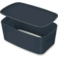 Leitz 5263-00-89. Caja de almacenamiento My Box Cosy, 5 litros, color gris