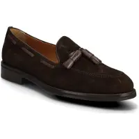 Hackett London para hombre. HMS200060 Mocasines de Piel Mayfair Soft marrón (44), Plano, 1 a 3cm, Ninguno, Casual, Fiesta, Clásico, Hackett