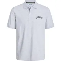 Jack & Jones Camiseta 'JJEJosh' gris moteado / negro / blanco