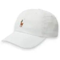 Ralph Lauren para mujer. 211954881002 Gorra Pony Ball blanco (OSFA), Casual, Algodón, outlet 2026.