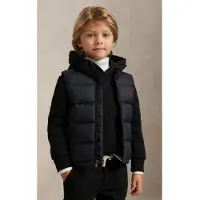 Ralph Lauren para niño. 322969863001 Chaleco de plumón Gorham negro (6años= 124/134cm), Casual, Poliéster, moda infantil, Polo Ralph La