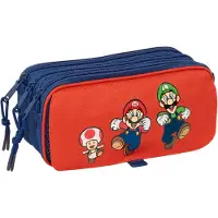 Safta Estuche Super Mario 21.5x10x8 Cm Triple