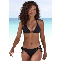 LASCANA Top de bikini negro
