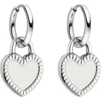 Purelei Pendientes 'Heart' plata