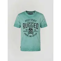 KOROSHI Camiseta menta / negro