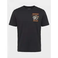 KOROSHI Camiseta naranja / negro / blanco