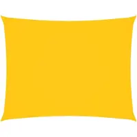 vidaXL Vela de sol, tejido Oxford, rectangular, 4x5 metros, color amarillo