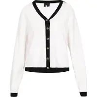 Dreimaster Klassik Cárdigan 'Classic Look' negro / blanco