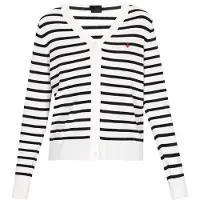 Dreimaster Cárdigan negro / offwhite