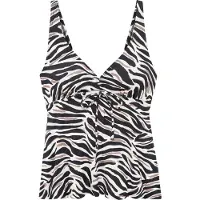 LASCANA Top de tankini crema / negro