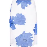IZIA Falda azul / blanco