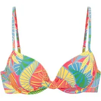 s.Oliver Top de bikini azul claro / amarillo / verde / coral