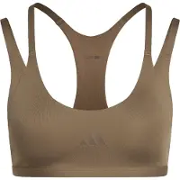 Adidas adidasSujetador de entrenamiento y tirantes finos para poco impacto Optime XL Khaki Six Mujer