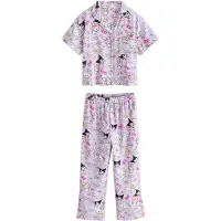 Next Pijama 'Hello Kitty' lavanda / rosé / negro / blanco