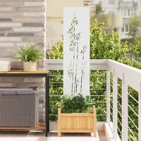 Syfax Pantalla de Privacidad para Jardín Floral 32 x 140 cm