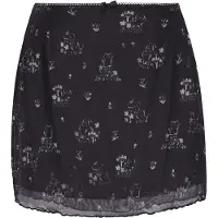 MyMo Pop Falda gris / negro