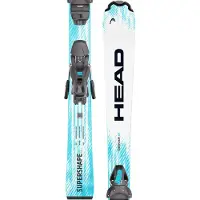 Head Pack De Esquís Alpinos Junior Supershape Jrs+jrs 7.5 Gw Ca