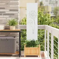 Syfax Pantalla de Privacidad para Jardín Calado 32 x 140 cm